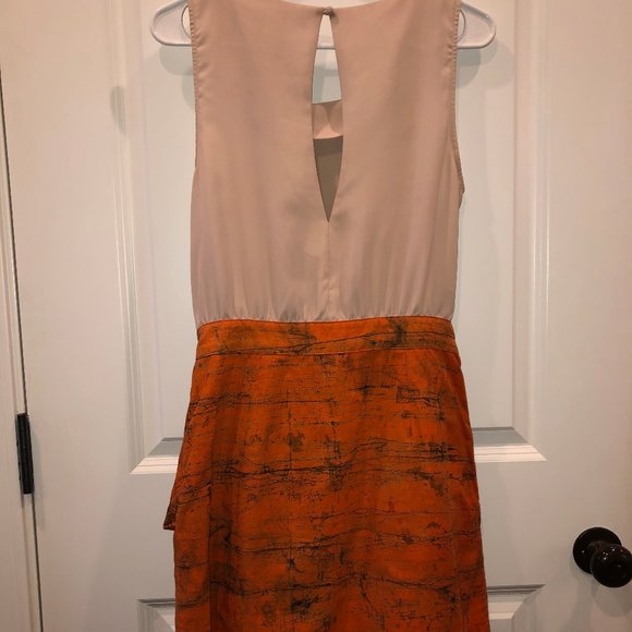 Sugarlips Orange Crinkle Dress - Picture 9 of 11